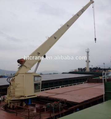 Hot sale Hydraulic pedestal marine crane for lifting Sundry & lifeboat