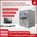 Semi-enclosed 3 in 1 MOPA Fiber Lasers Marking Machine for Three Sides Marking & Ablation