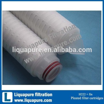 PP Pleated Filter Cartridge, High Efficiency Pleated PP Filter Cartridge, Pleated Membrane Filter Cartridge
