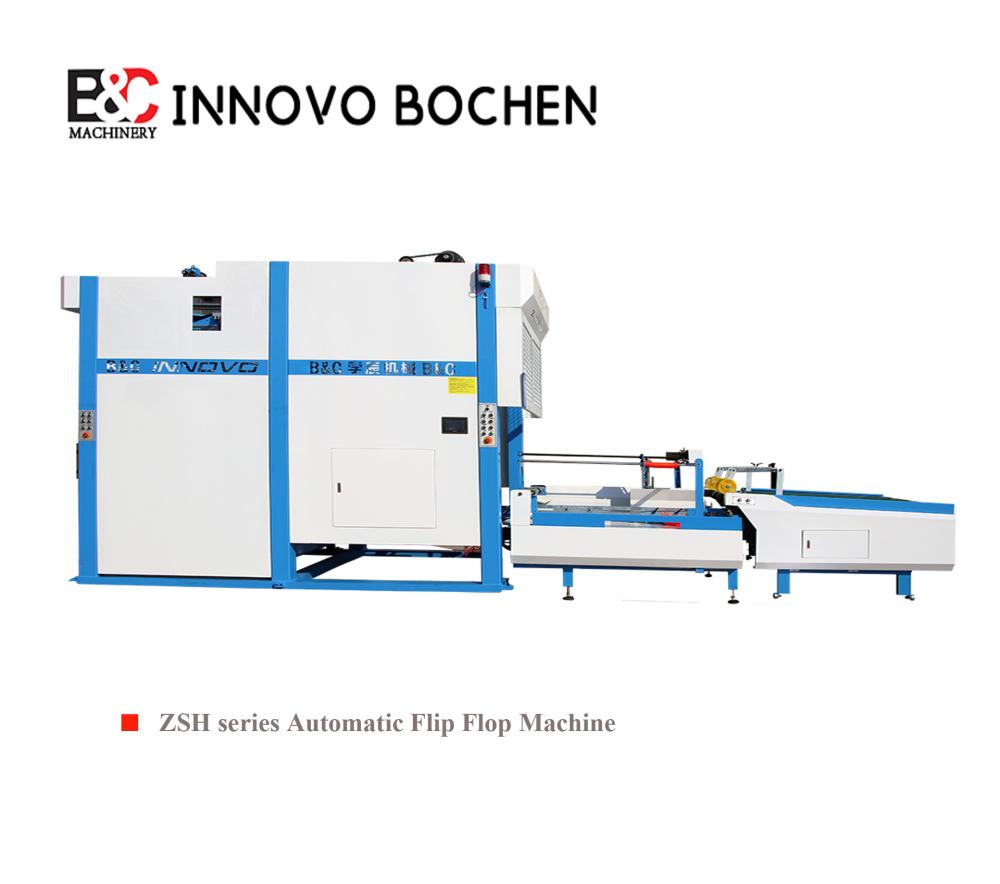 Innovo automatic pallet stacking machine/flip flop pallet stacker