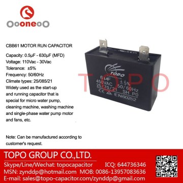 cbb61 3uf capacitor 450v