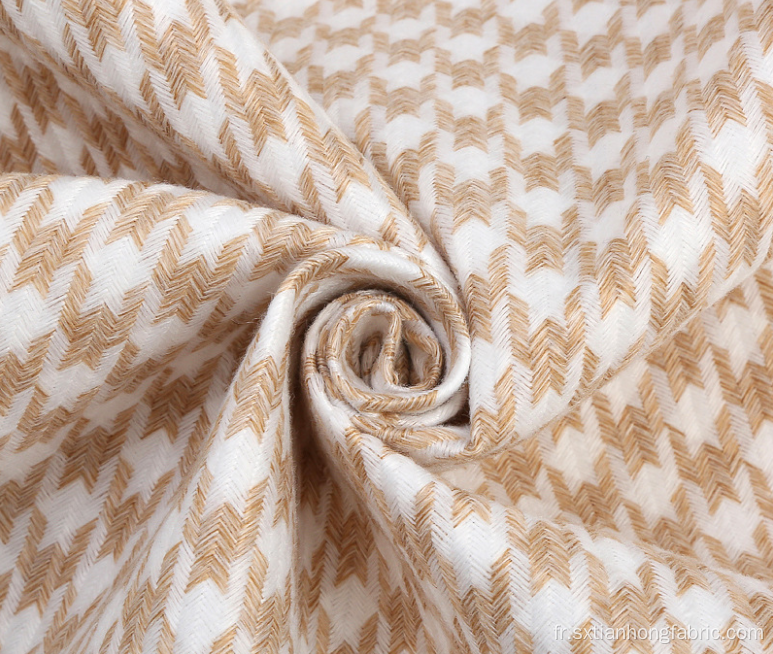 Tissu pied-de-poule 100% polyester