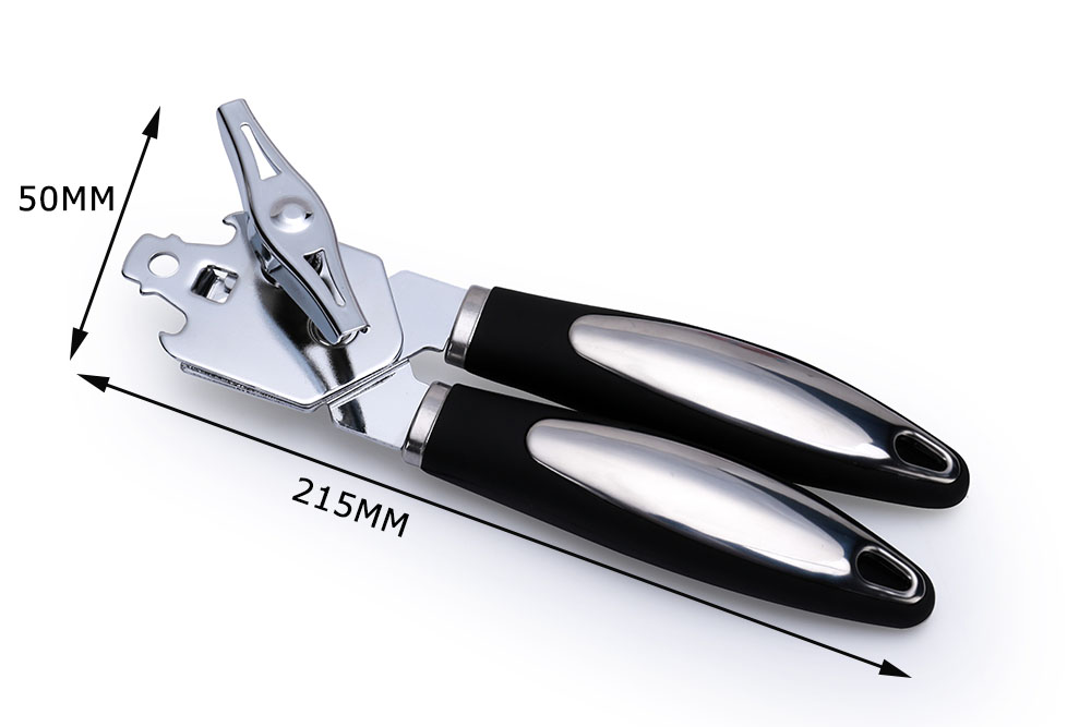 Apriscatole di Latta Acciaio Inossidabile per Ristoranti Apriscatole a Mano Acciaio Inox Rosso Alta qualit/à Wanbasion Apriscatole Professionale Manuale Grande Sicurezza