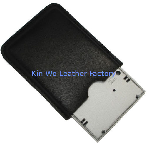 Customized Leather Hard Disk Pouch With Portable Anti Scratch