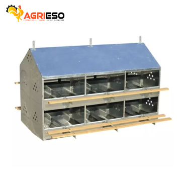 Agrieso 24-Hole Galvanized Steel Poultry Nesting Boxes for Sale
