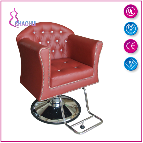 Chaise de coiffure réglable avec repose-pied