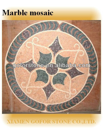 Geometric parttern marble mosaic art pictures