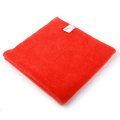 16x16In Asciugamano per asciugatura auto senza bordo in microfibra rosso