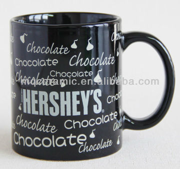 Ceramic glazed coffee cup