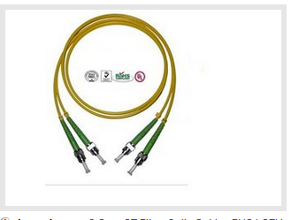 2 Core ST Fiber Optic Cable PVC LSZH Cable