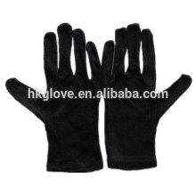 Cotton black working gloves,protecting gloves
