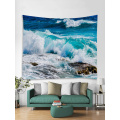 Tapestry Wall Tapestry Wall Hanging Ocean Sea Series Tapestry Great Wave Reef Tapestry do sypialni Home Dorm Decor