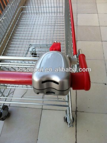 Chile shopping trolley coin lock