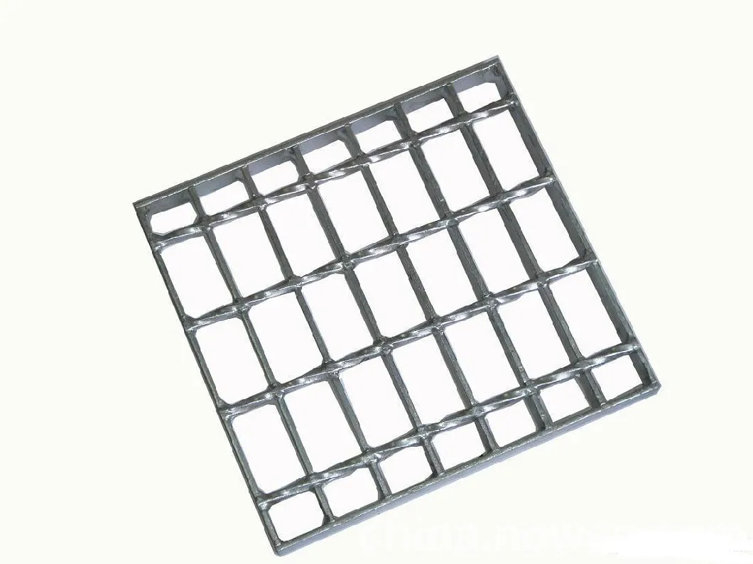 spiral Cross Bar Hot Dipped Galvnaized Steel Grating