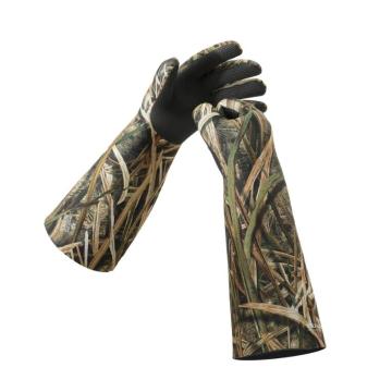 Waterproof palm neoprene rubber thermal gloves for sale