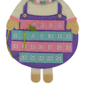 New llama pattern on christmas advent calendar