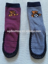 boy terry shoe socks non skid AQD-FS-14
