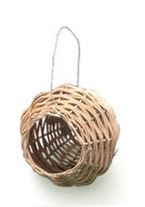 Percell potformad Rattan Bird Nest