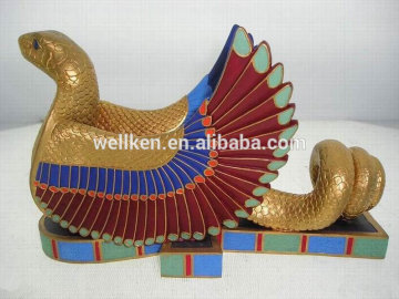 resin egyptian snake figurines crafts,polystone egypt decorations