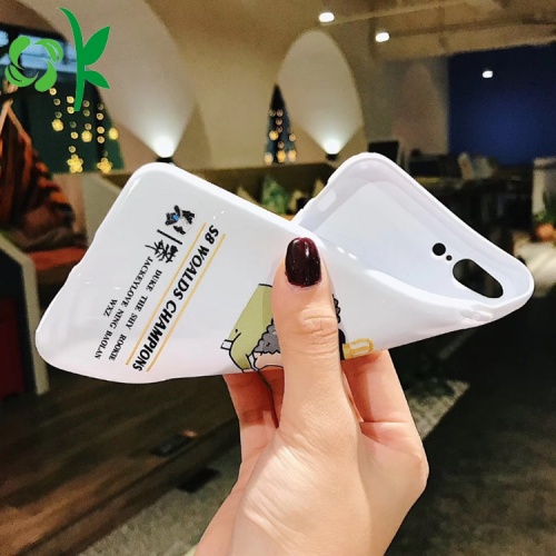 Moda tendencia IG Wang Sicong cubierta de teléfono de silicona