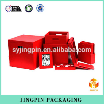 red storage set box