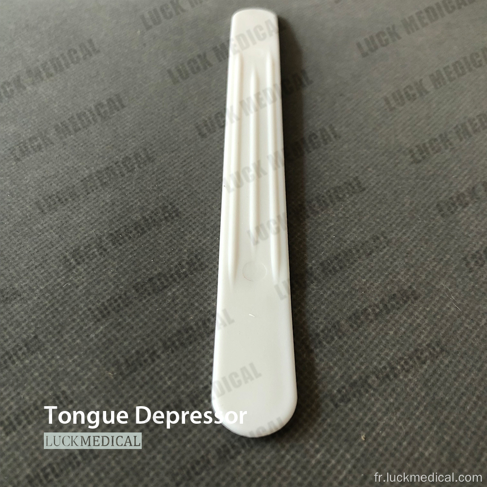 Spatule de langue en plastique jetable