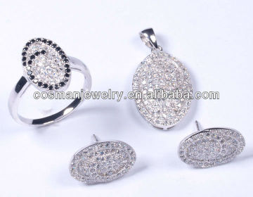 925 sterling silver costume jewelry set