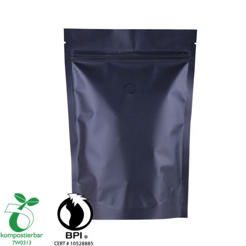 500 g emballage de café noir biodégradable