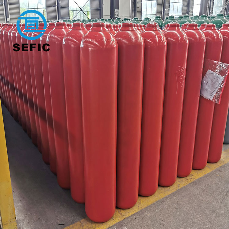 ISO9809/DOT/TPED Oxygen/Acetelyne/Carbon Dioxide/Helium/Nitrogen 6m3 40L/50L Steel Argon Empty Gas Cylinder Price