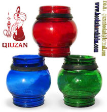 Small Size Modern Blown Glass Shisha Hookah Vase