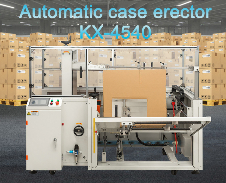 Customized case erector carton erector machine suitable for different carton customized case erector