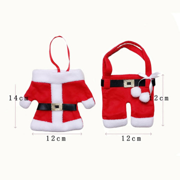 Christmas Dinner Bags Desktop Christmas Ornaments Knife And Fork Set