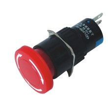 Emergency pushbutton switch