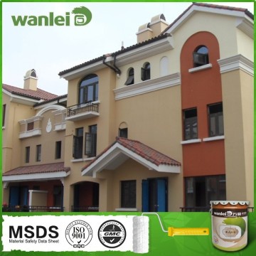 Acrylic stone effect exterior house paint