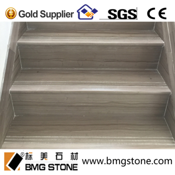 China wood grain marble stair steps