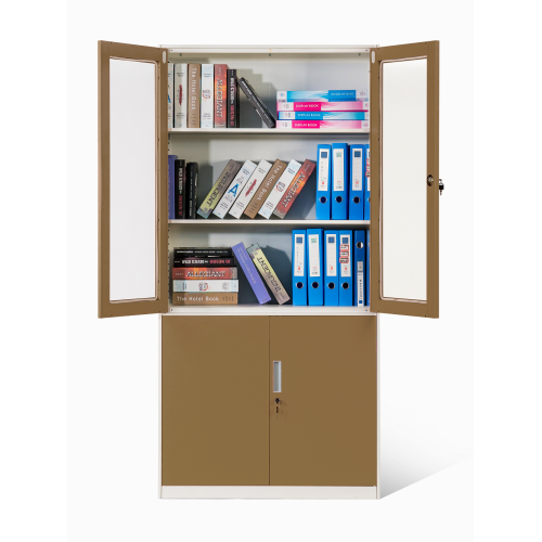 Steel Office File Cabinets with Glass Doors