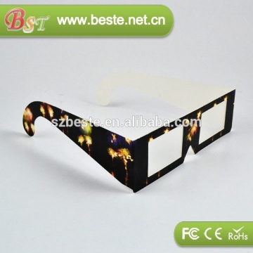 Christmas party funny paper fireworks glasses