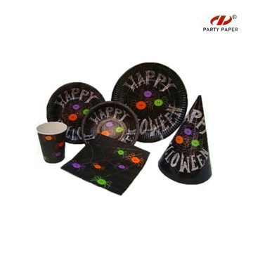 Halloween Children's Disposable Tableware Set