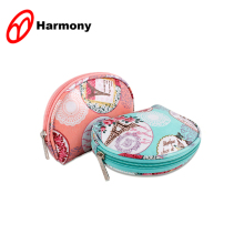 Custom Zipper Portable small cosmetic purse bag