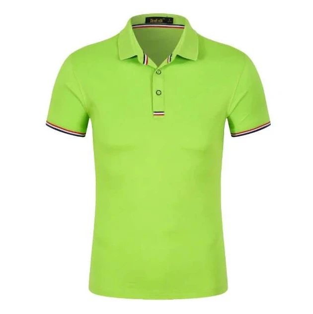 OEM Bulk Wholesale Hemp Green Polo Uniform Polo Shirt