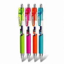 Retractable Gel Pens with Rubber Grip