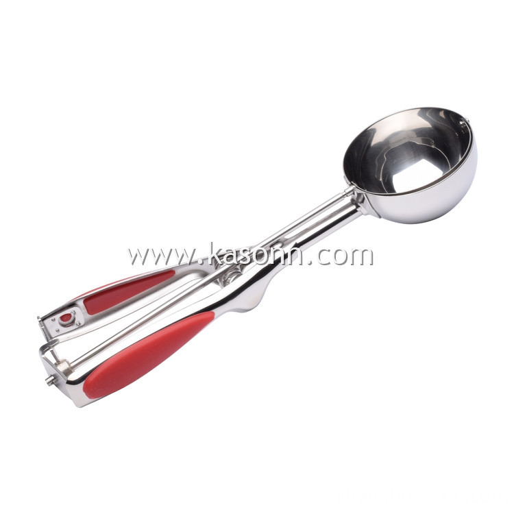 Ice Cream Scoop With Silicone Grips
