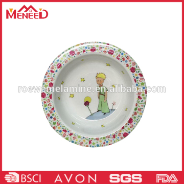 Food grade children melamine dinnerware high quality bamboo baby bowl