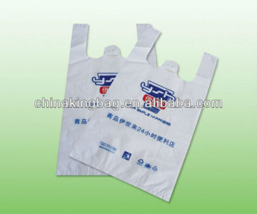 cornstarch degradable t-shirt bag