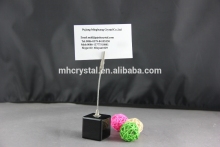 wedding black crystal table card holder MH-B0339