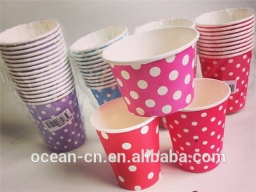 Dot disposable paper bowl