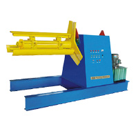 Easy operation production line steel panel manual decoiler