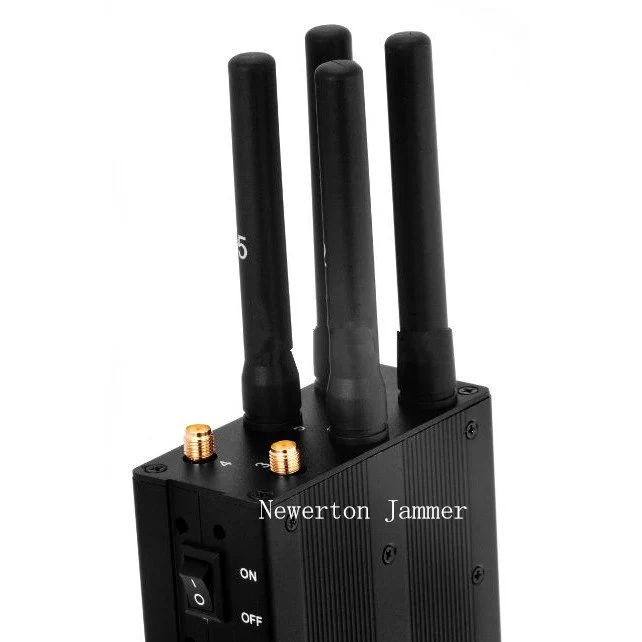 Universal 6-Antennas Portable 3G/4G Cellphone Jammer GPS Jammer WiFi Jammer Lojack Jammer