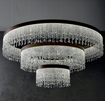Modern Raindrop Crystal Chandelier Light for Salon