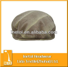 poly twill plain peaked caps